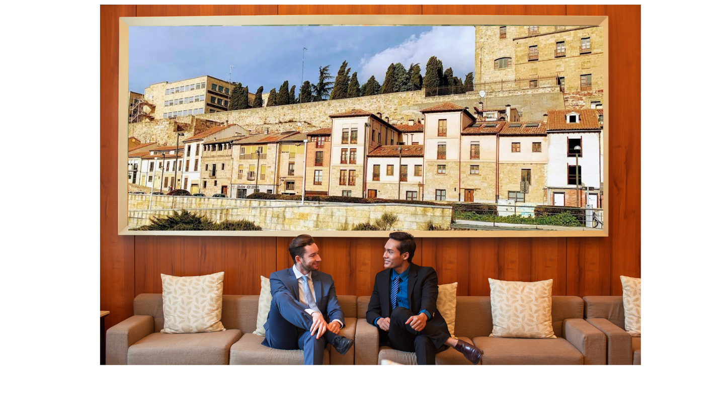 Fotografía Artística Enmarcada - Fachada Urbana Salamanca, España (Urban Farcade, Spain)