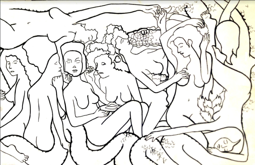 Boceto de la pieza