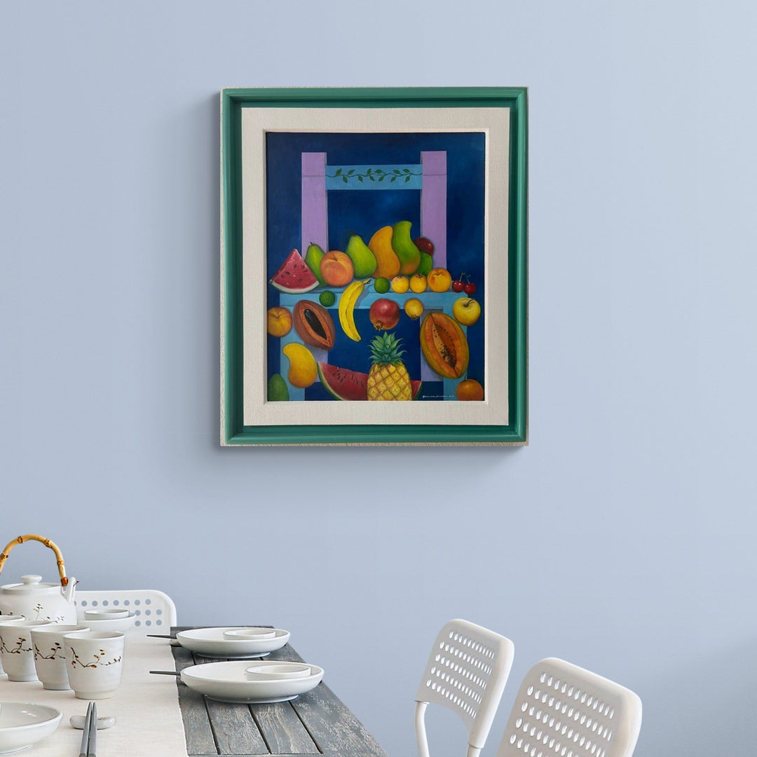 Silla con frutas