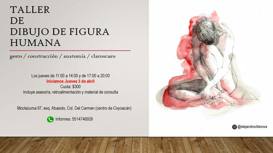 TALLER de "Dibujo de Figura Humana" con Alejandro Villanova