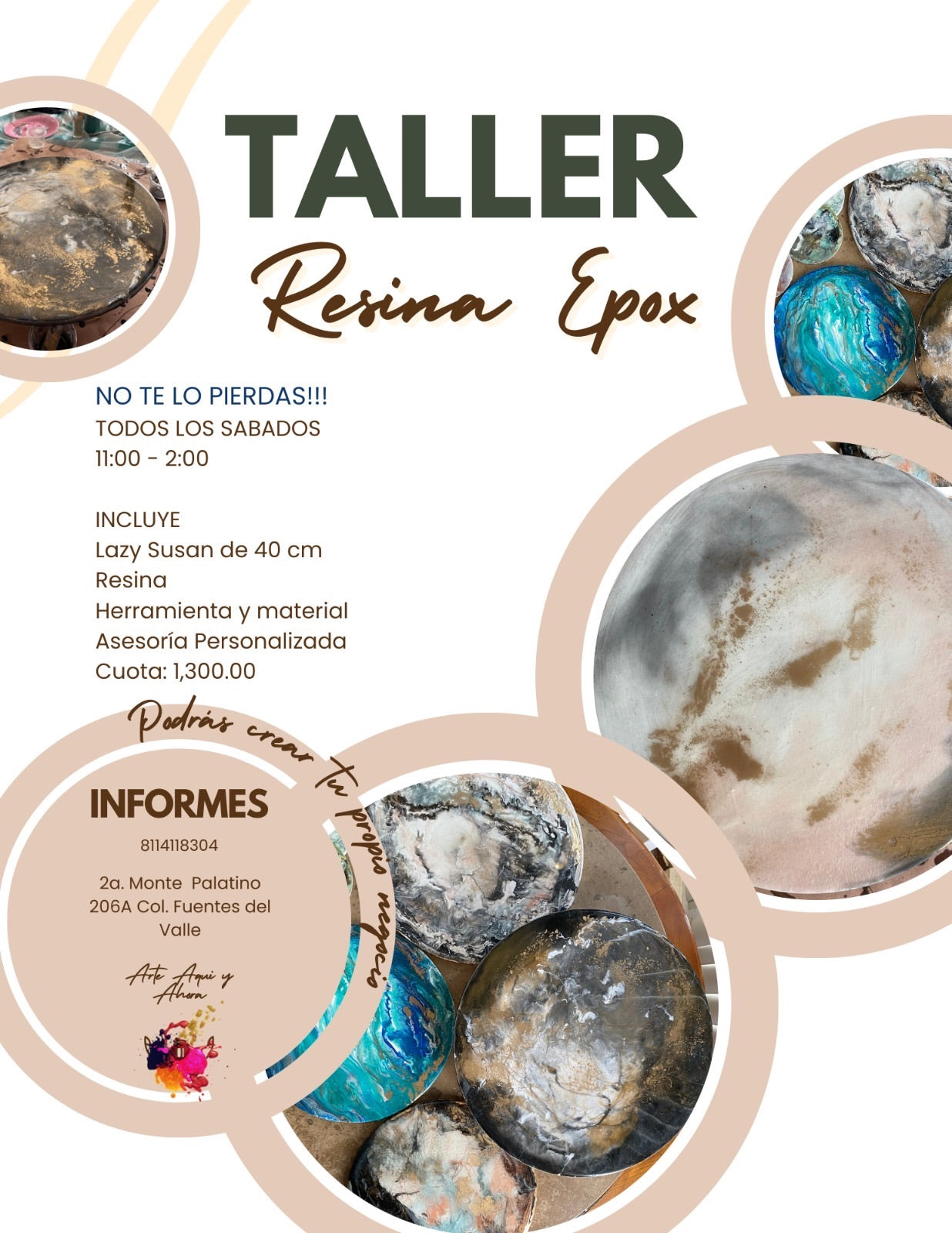TALLER de Resina Epox con Elena Guerra / N.L.