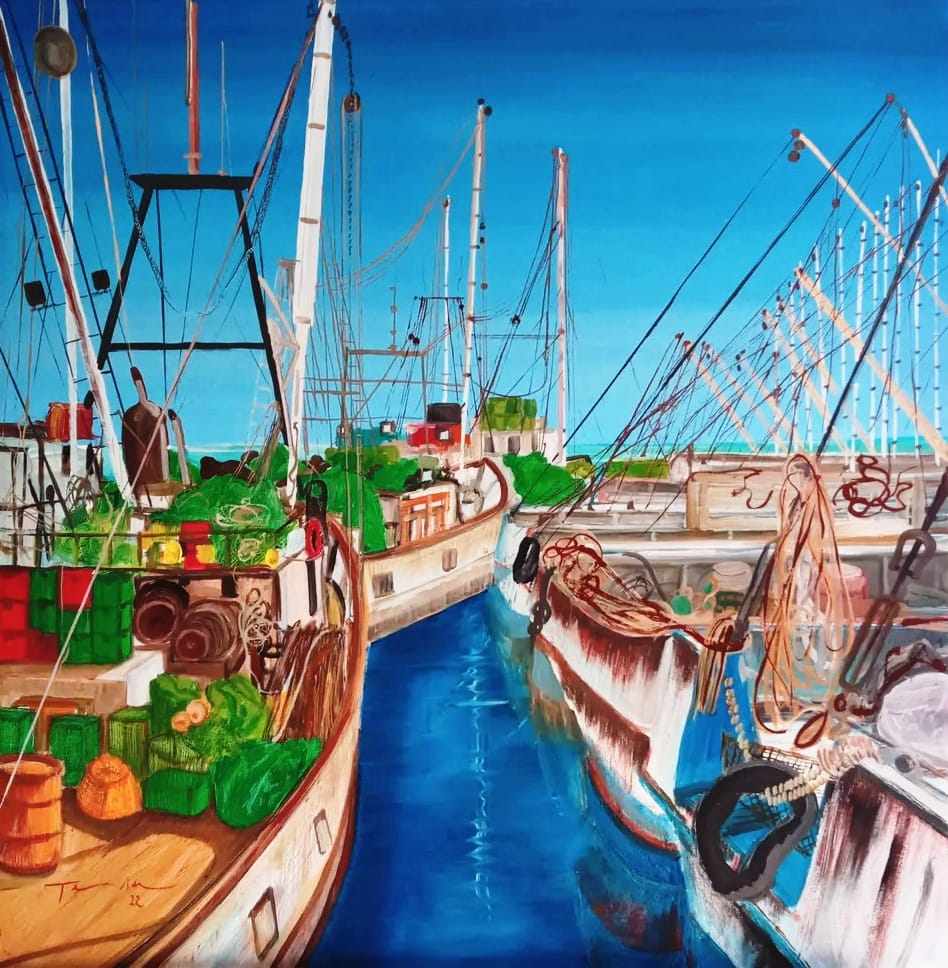 Puerto de pescadores en Mazatlán