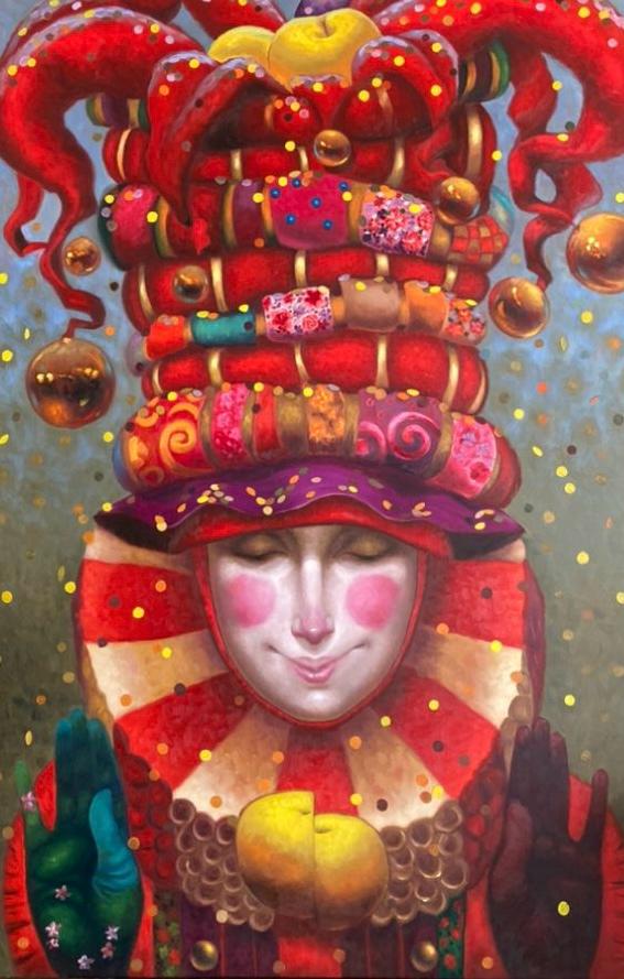 Arlequín Rojo Pastel