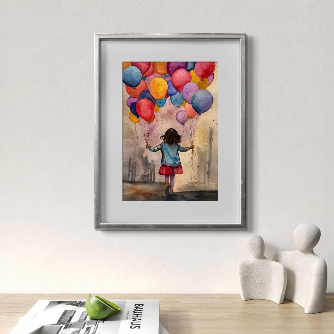 Balones en el cielo