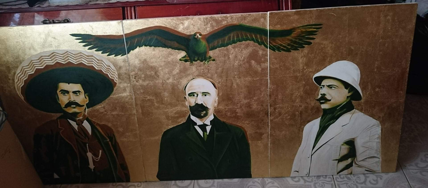 Tríptico al Óleo - Mártires