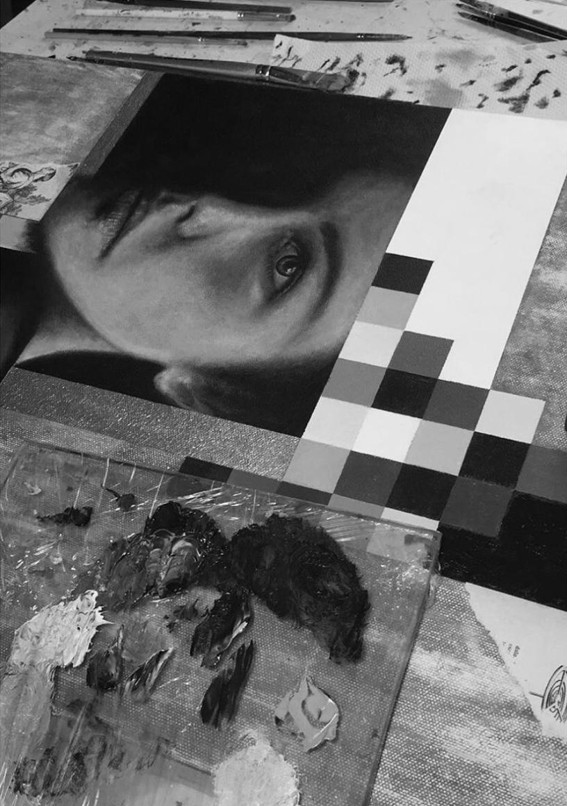 OBRA DE ARTE ORIGINAL - GRAVEDAD