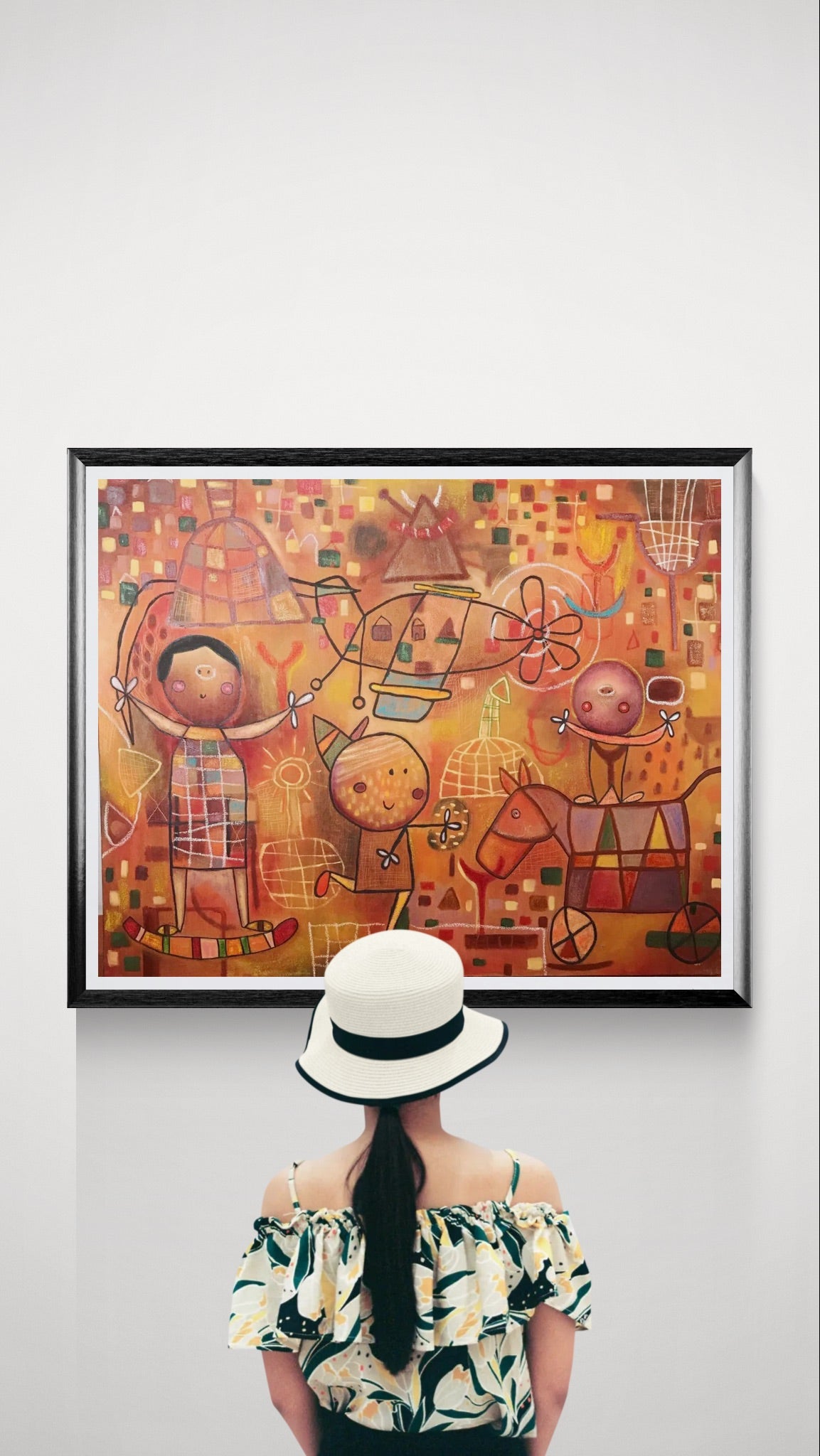 Obra de Arte Original - Mira! El avioncito