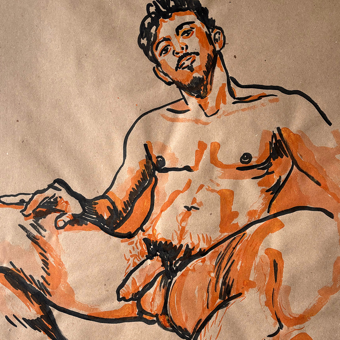 Hombre naranja