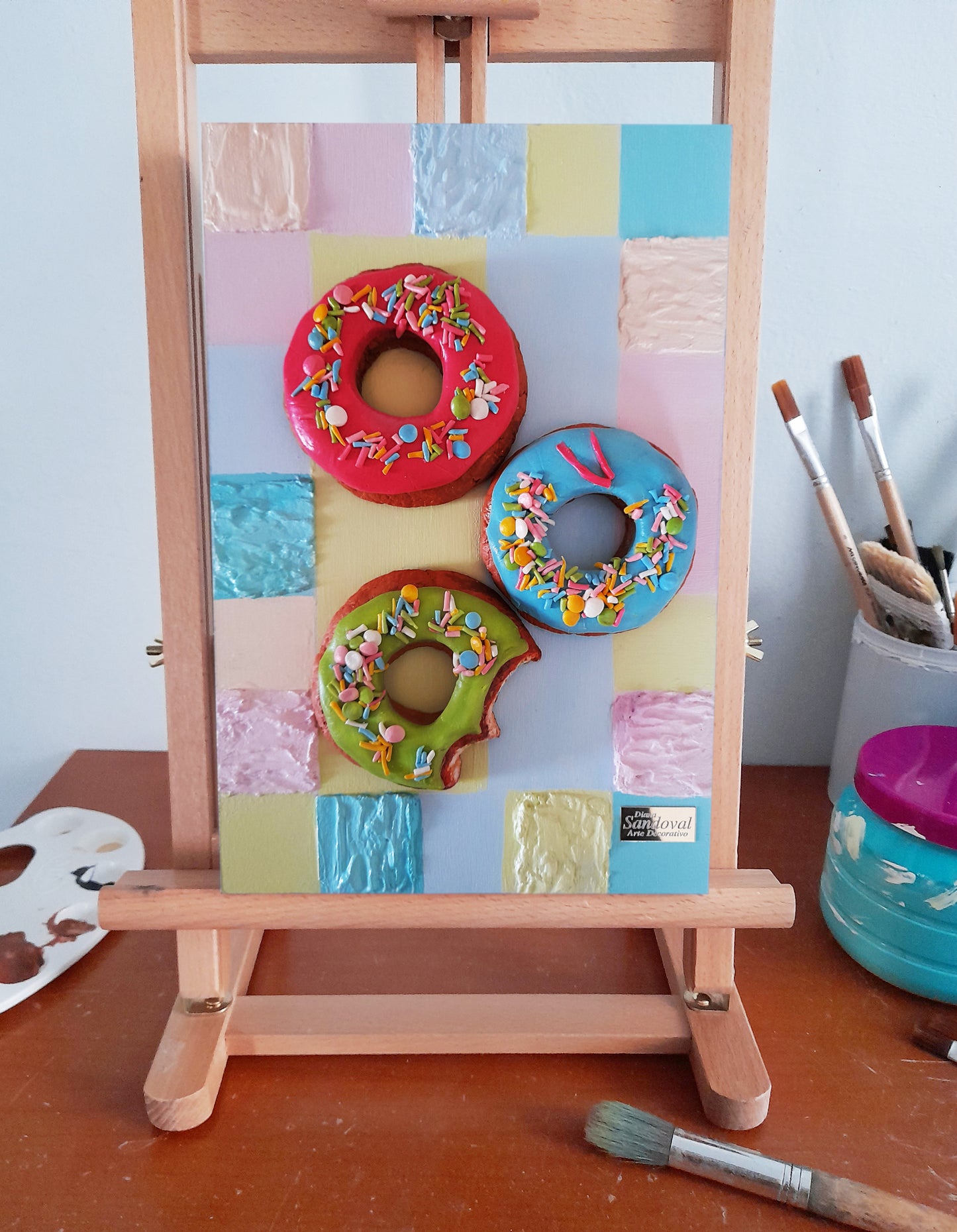 "Donas / Donuts" Cuadro en 3D