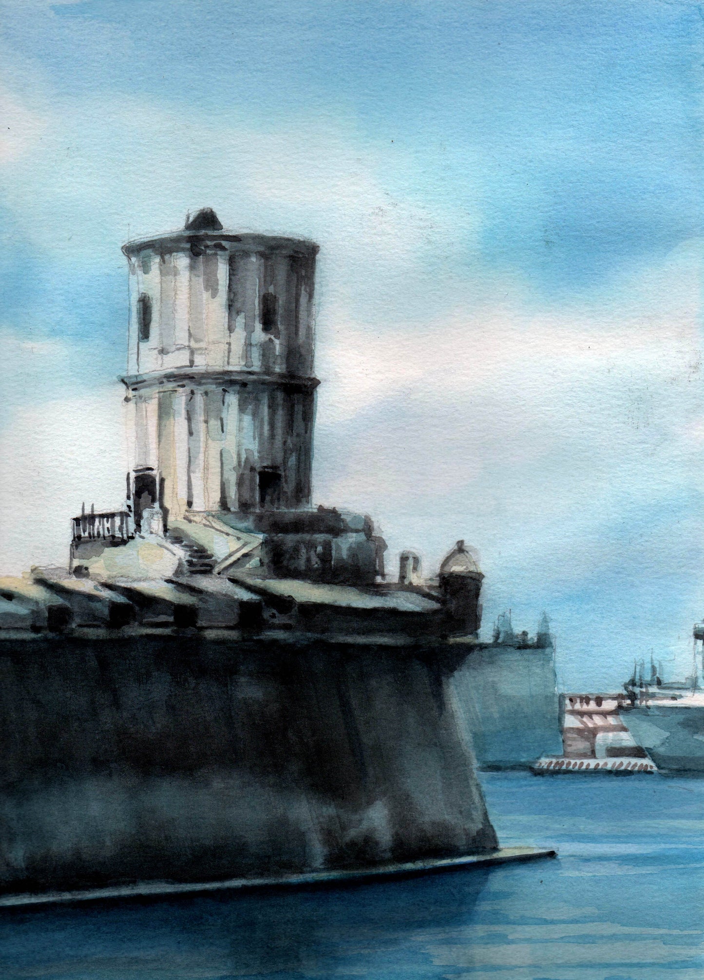 Díptico. La fortaleza de San Juan de Ulúa