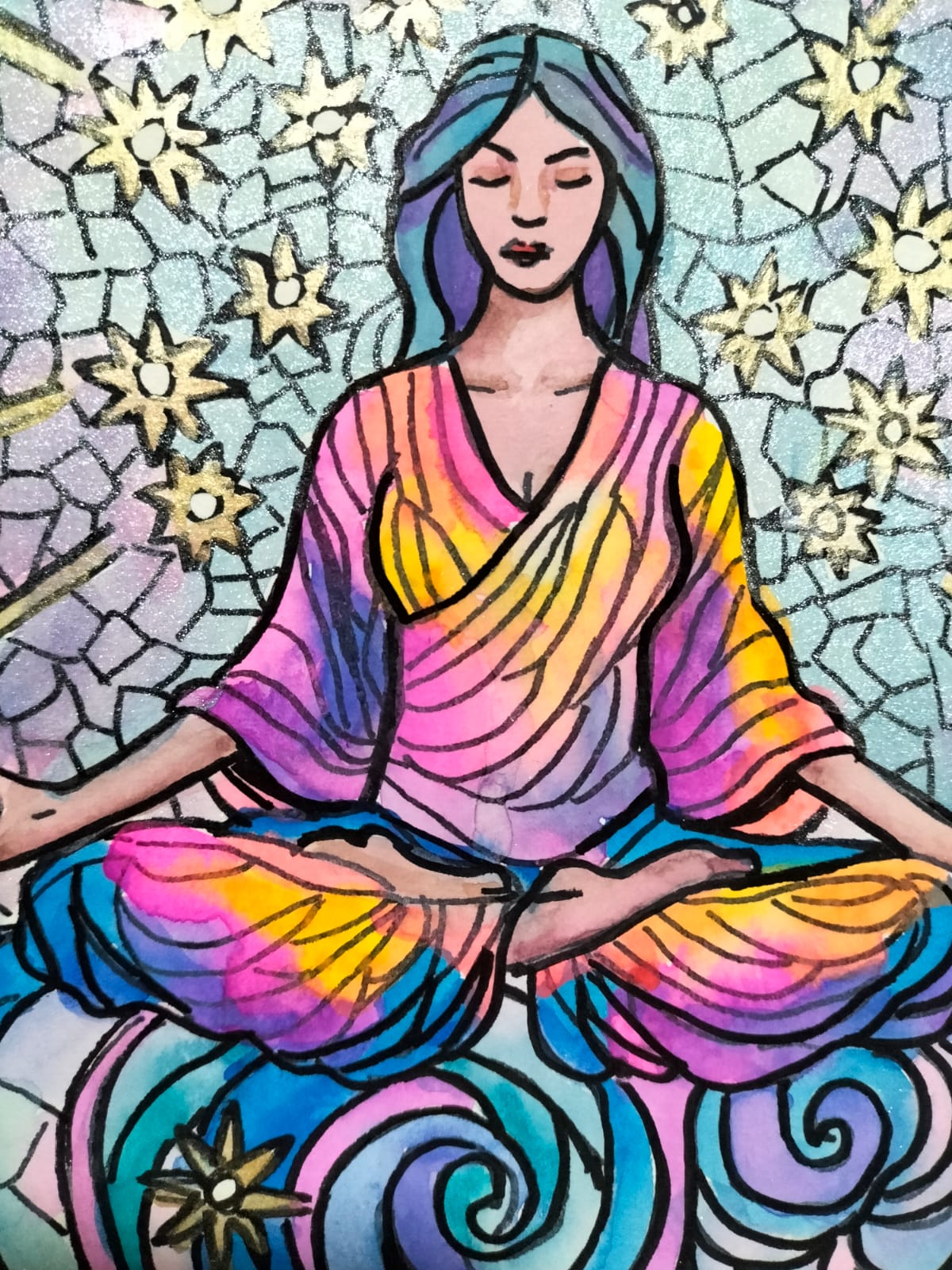 Obra de arte original- Estoy aquí y ahora