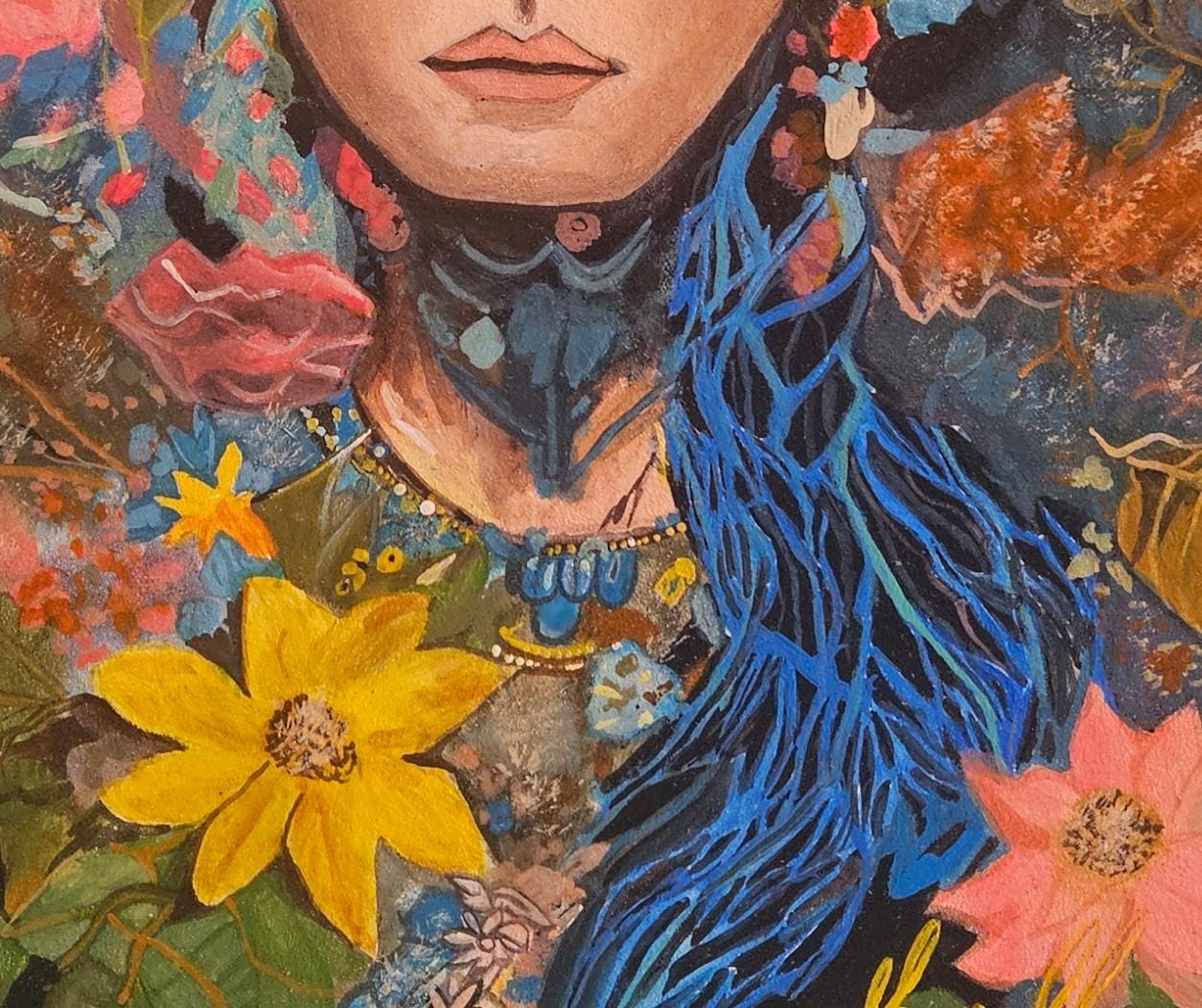 La dama de las flores