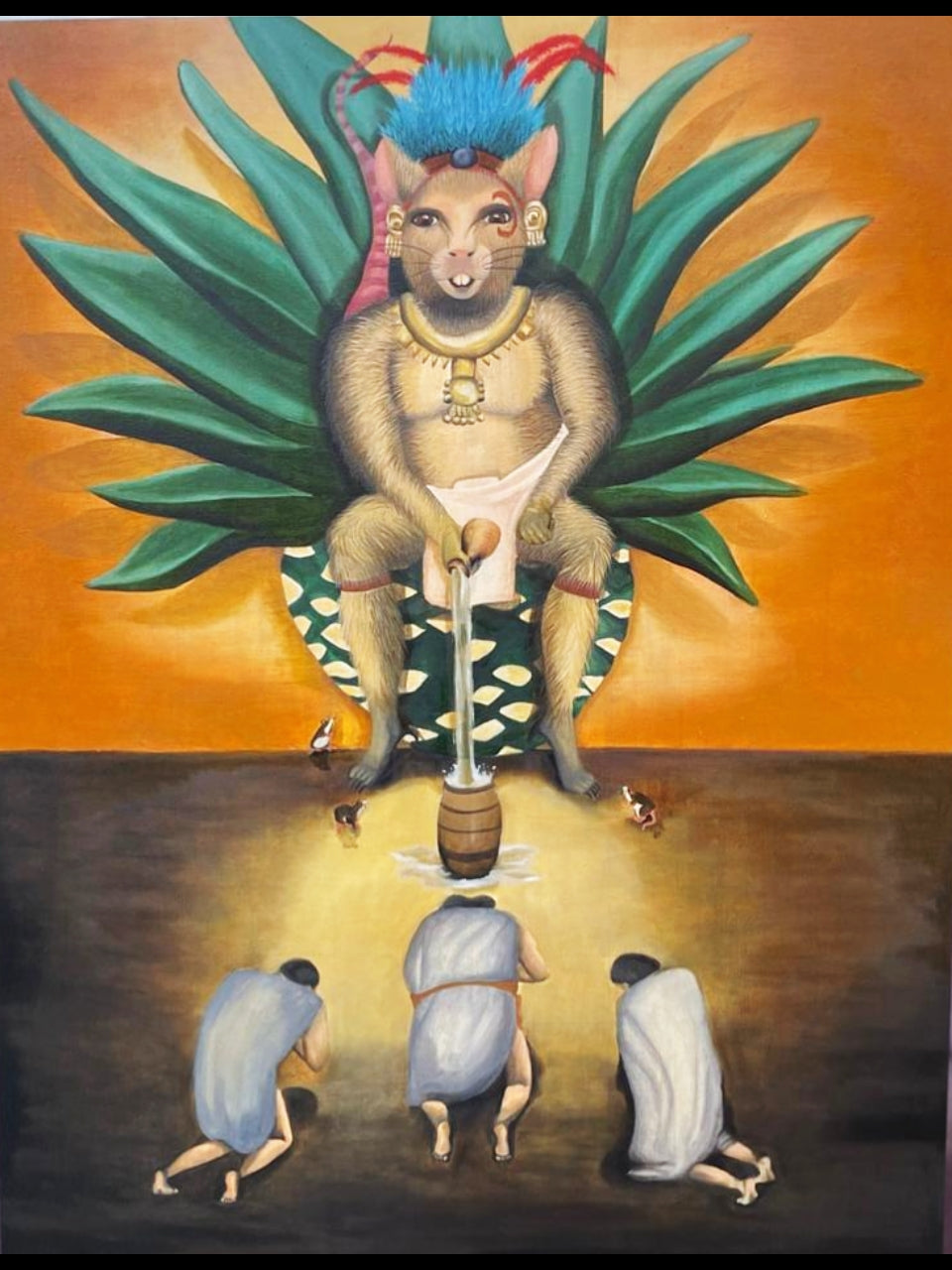 Nace el néctar se inclinan los hombres