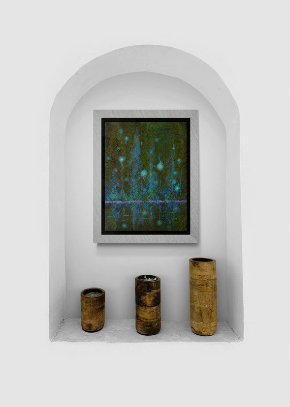 Obra de arte original "el canto de las ranas"