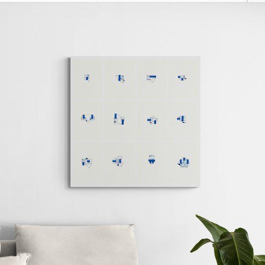 Cartas azules