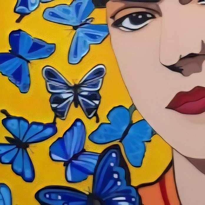 Cuadro artístico - Vuelo Azul