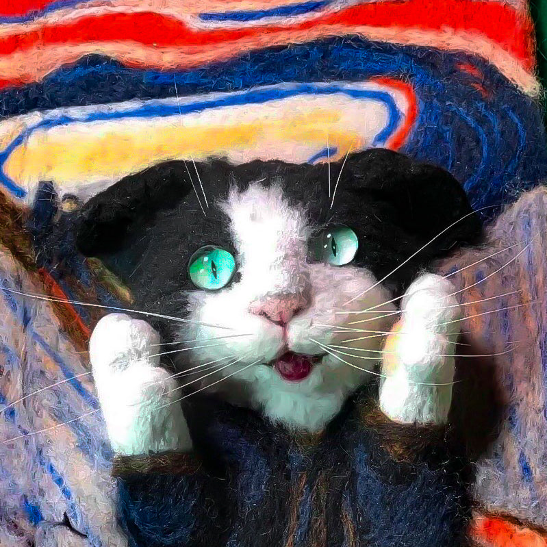 El grito gatuno.