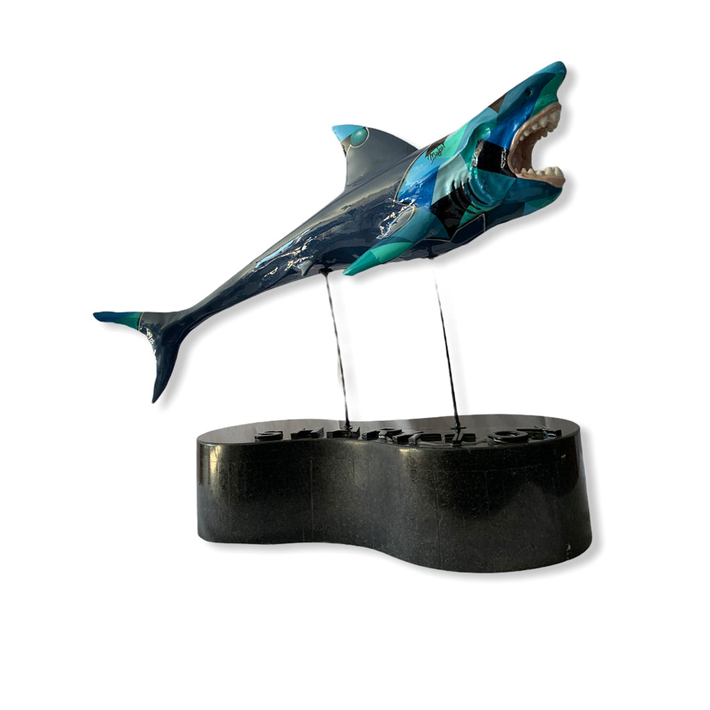 Juguete de tiburón Azul
