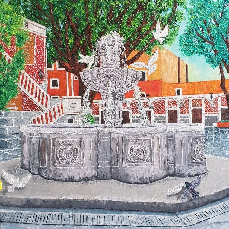 La fuente de mi barrio.