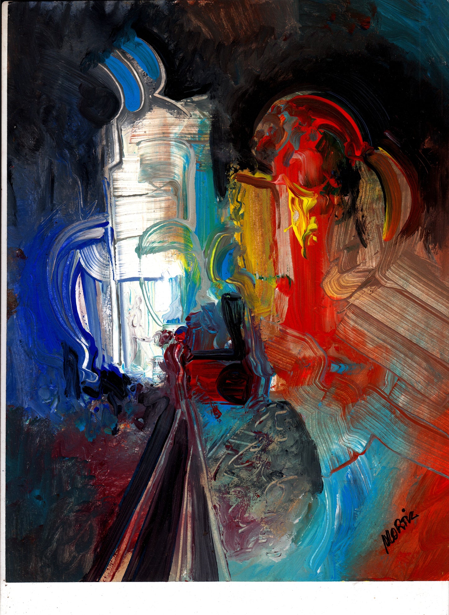 Espejismo de colores violentos