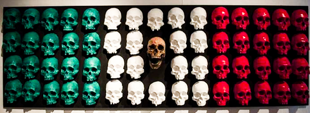 Tzompantli a la memoria mexicana