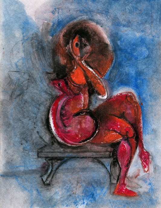 Dama en Rojo