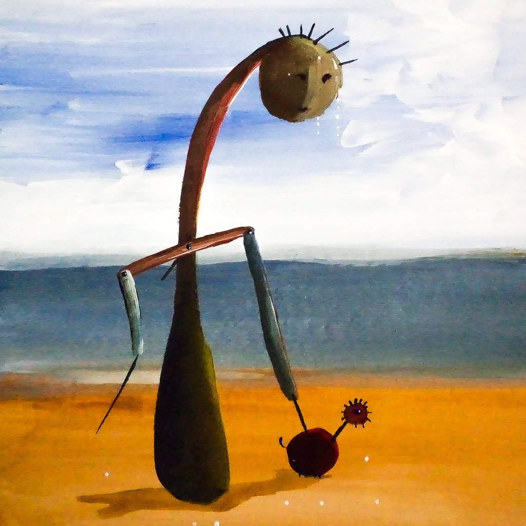 Personaje con mascota