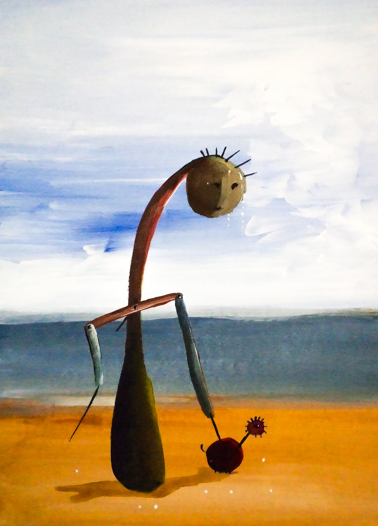 Personaje con mascota