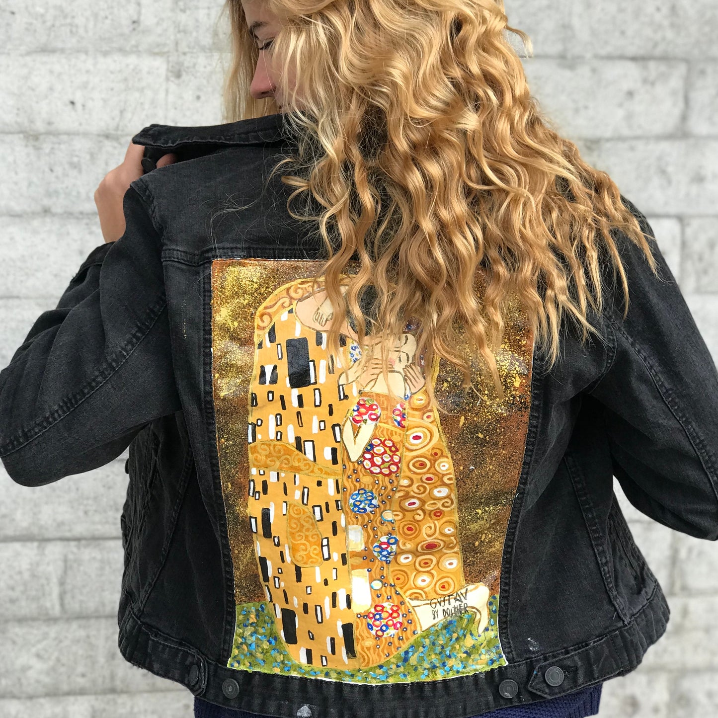 Chamarra Beso de Klimt.