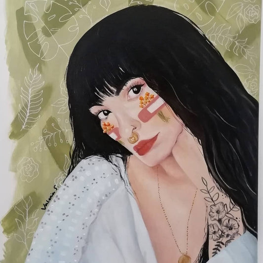 Marí y las plantas
