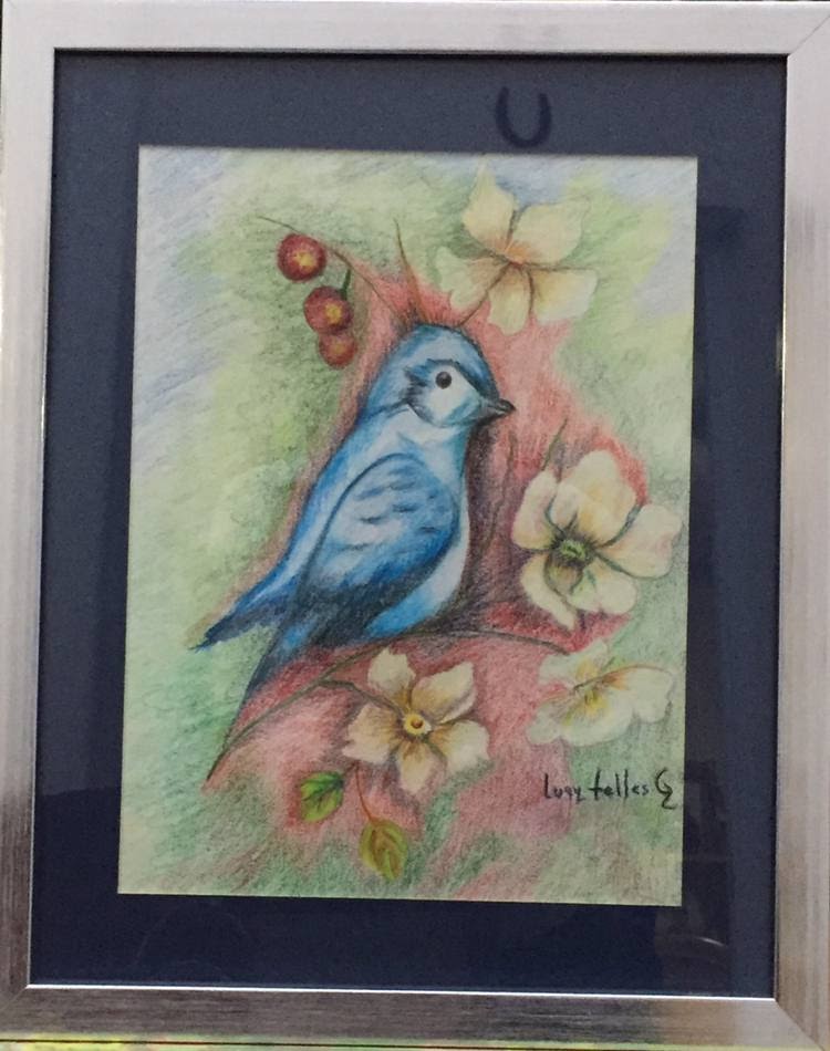 Pájaro azul