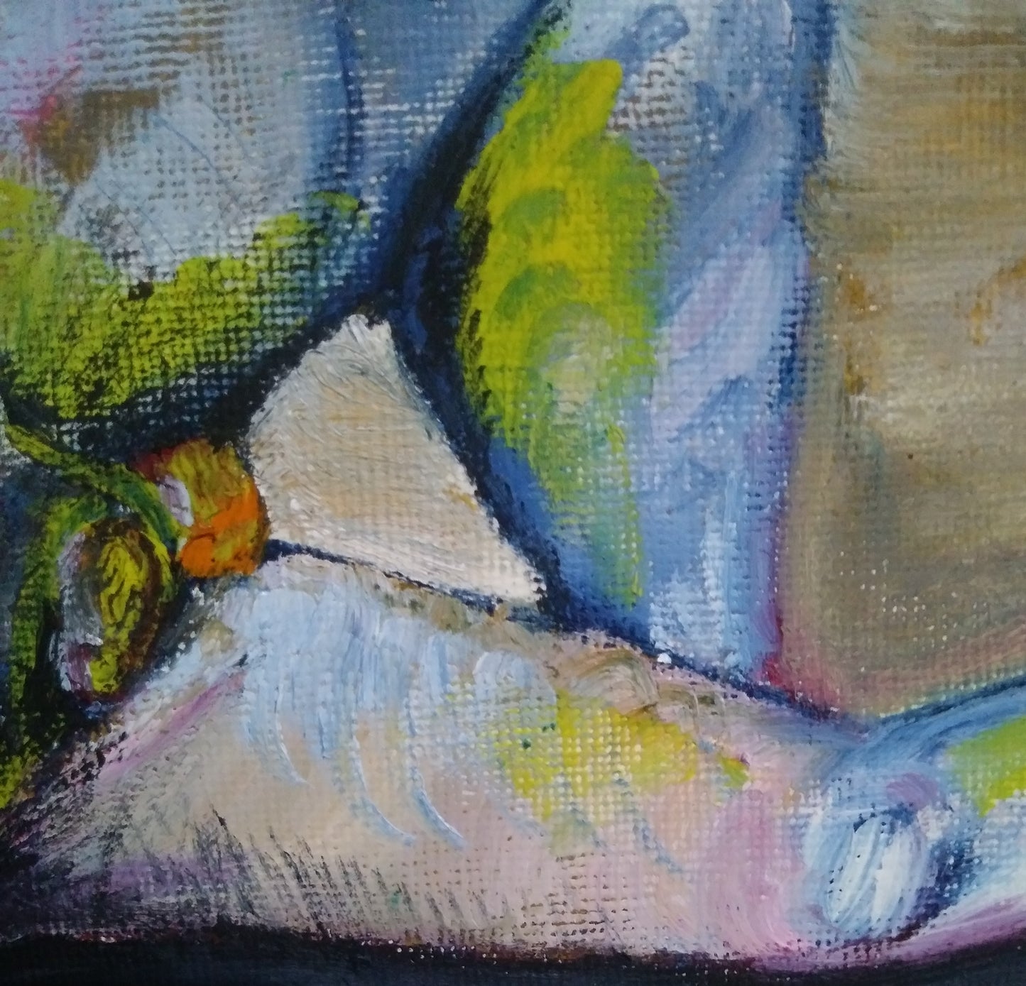 Él como el tango, fumando espera