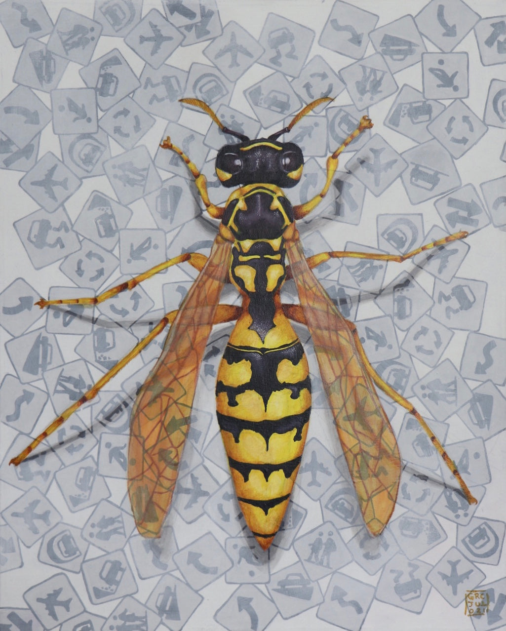 Vespa vulgaris