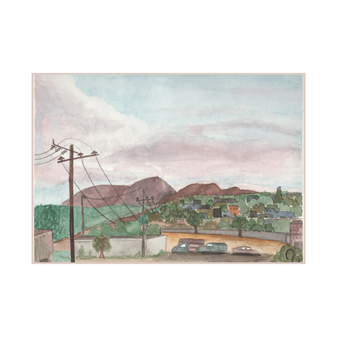 Paisaje Violeta