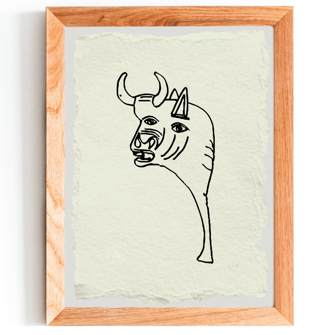Grabado de toro - Pablo Picasso
