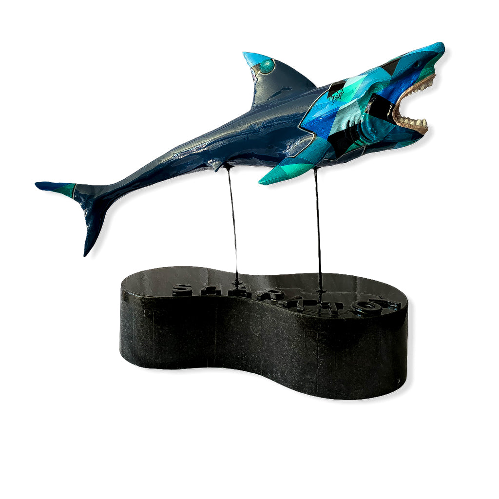 Juguete de tiburón Azul