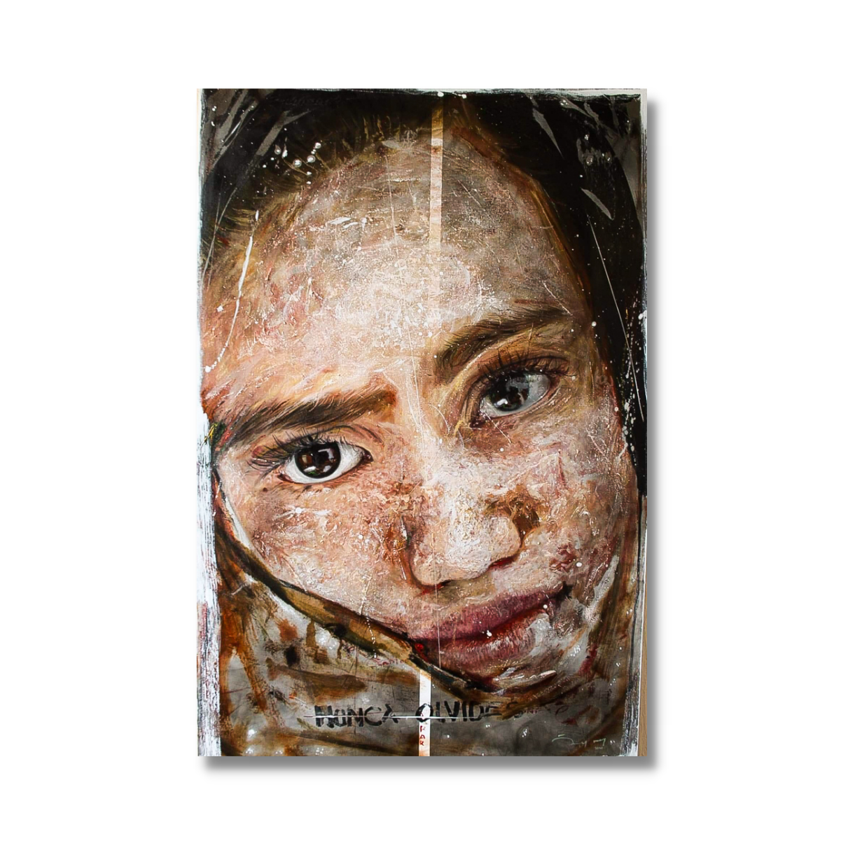 Femenina después del fuego