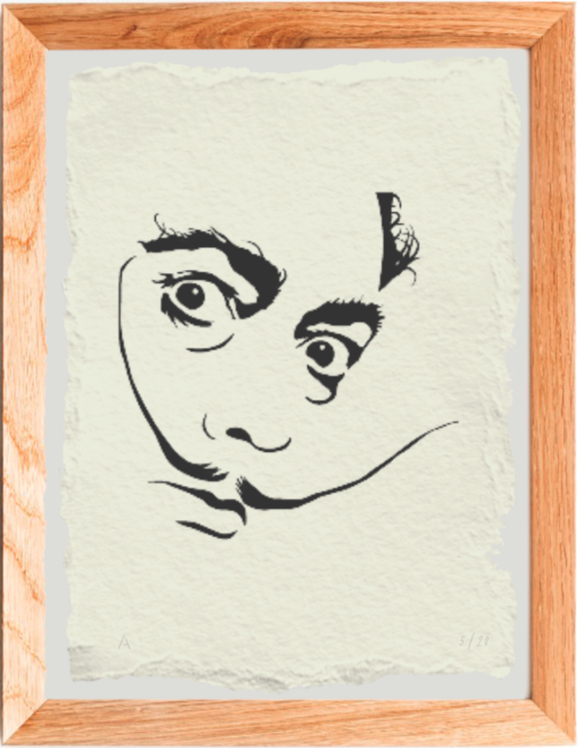Grabado de Dalí