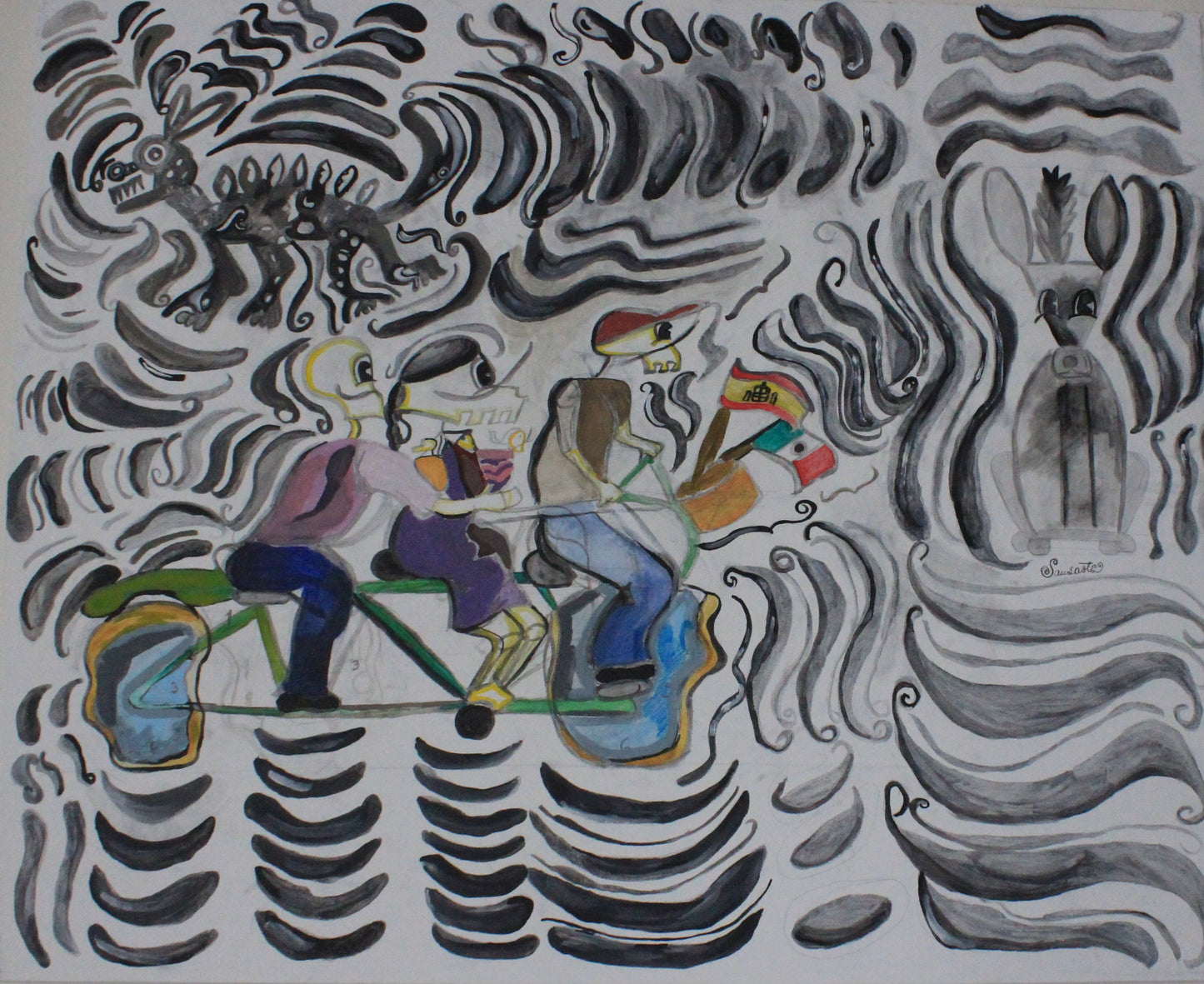 Dalí en el día de muertos