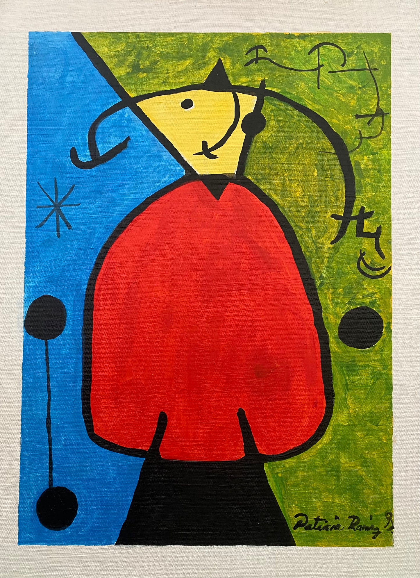 Contemplando las estrellas de Joan Miró