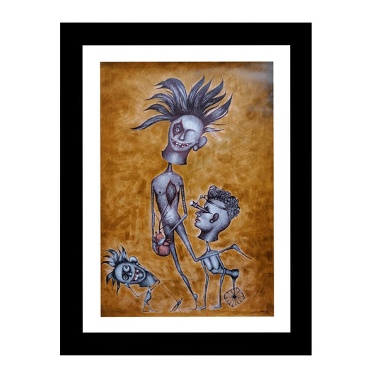 Santiamén de pesares.