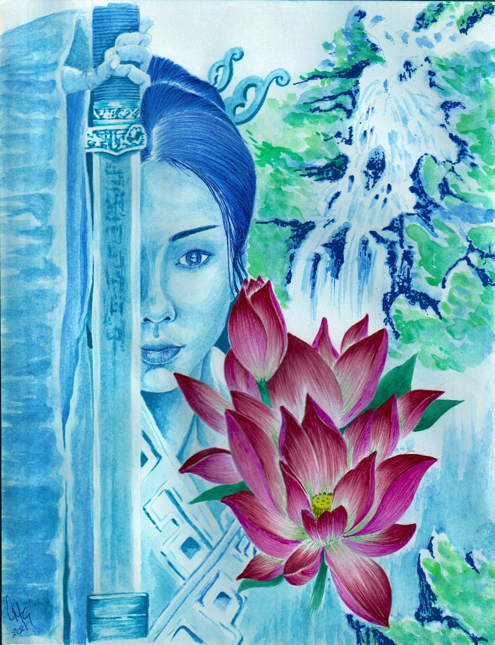 La princesa azul fa san