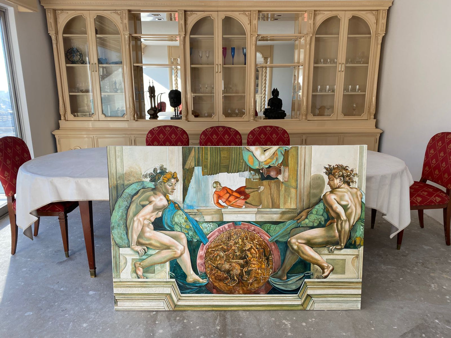 Los gnudi de la capilla sixtina (copia al detalle)