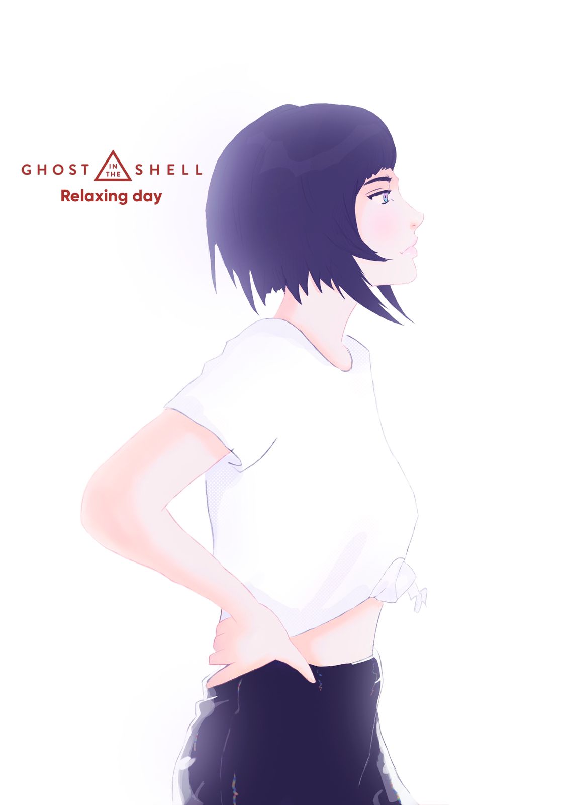 Fan art ghost in the shell : Motoko Kusanagi