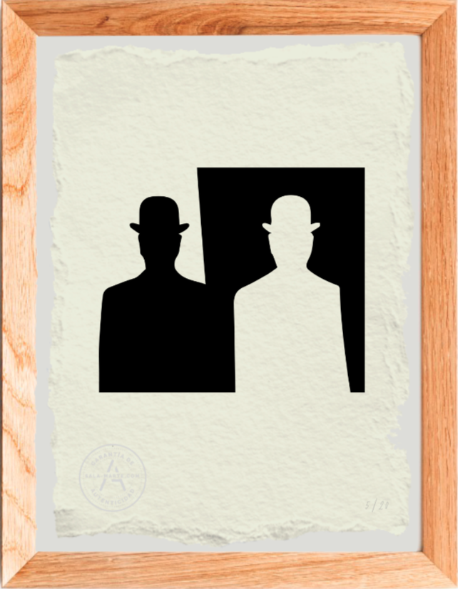 Grabado Decalcomania - René Magritte