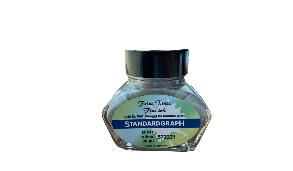 Tinta para dibujo y caligrafía Standardgraph Plata 40ml