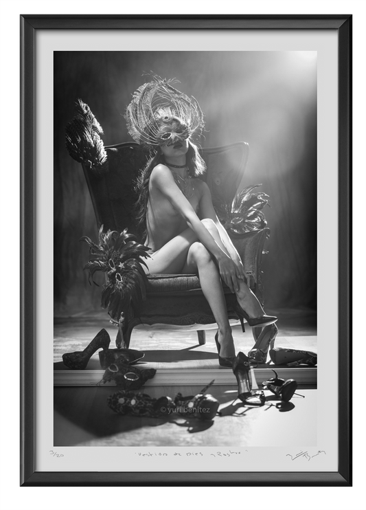 Vestida de pies y rostro