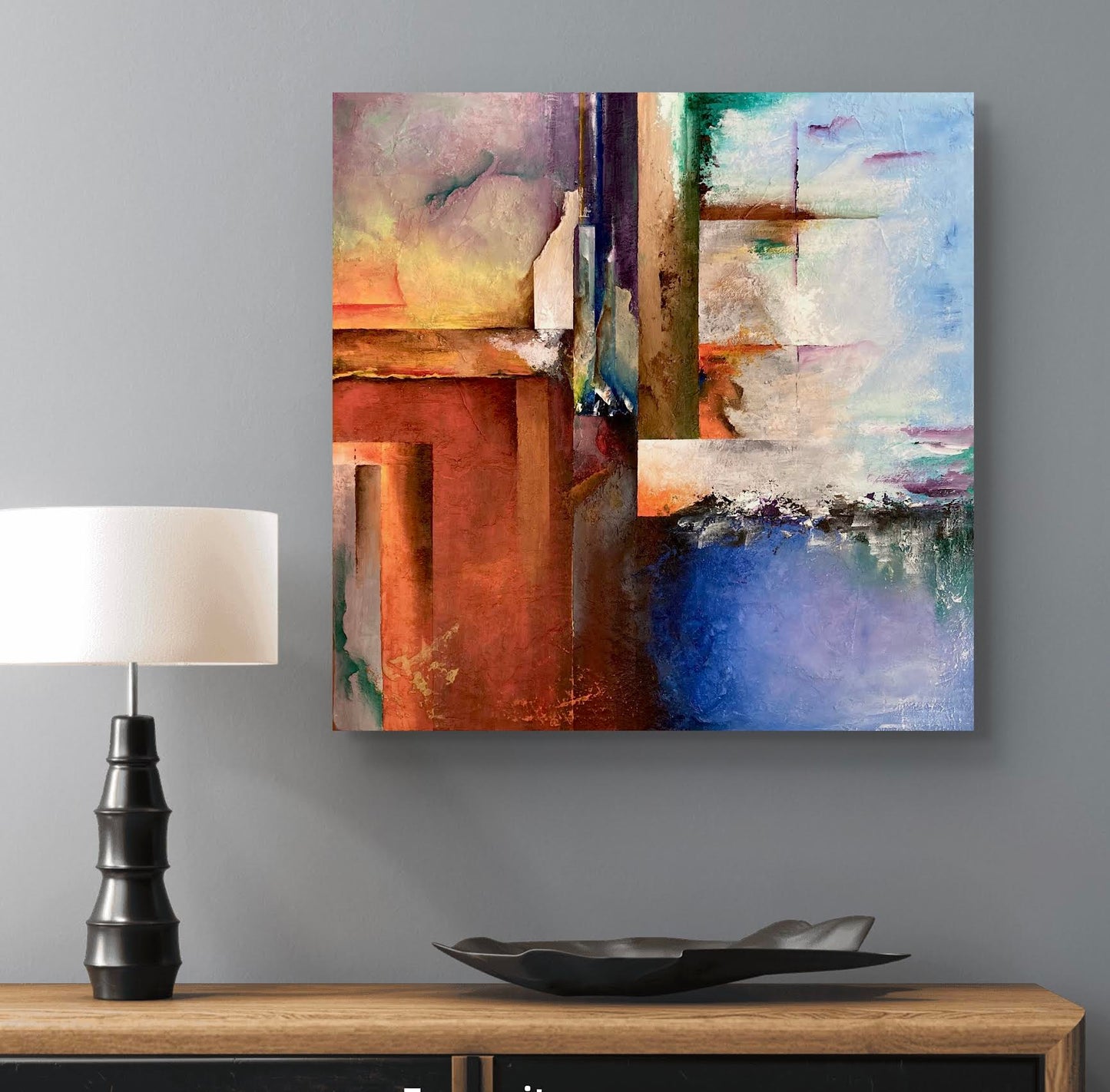 Arte abstracto- Colección Destellos de luz -Intuición-