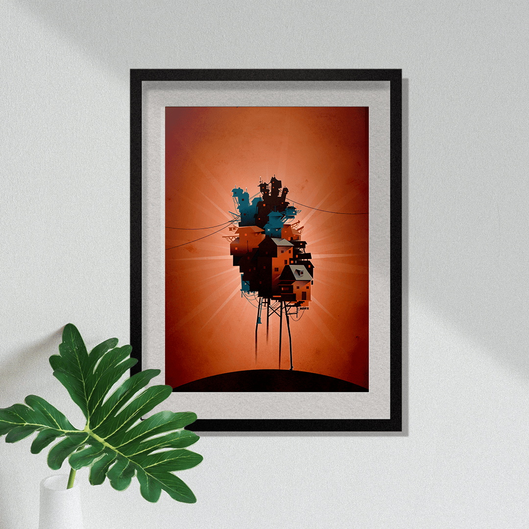 Obra de arte digital – Ciudad