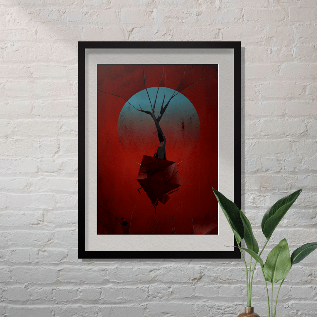 Obra de arte digital – Sobrevivir